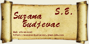 Suzana Buđevac vizit kartica